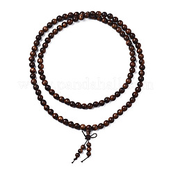 Mala Perlen Armband&nbsp;X-WOOD-T030-02