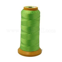 Hilo de coser de nylon, verde césped, 0.1mm, aproximamente 640~680 m / rollo