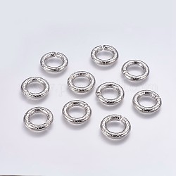 Пластиковые соединительные кольца ccb, кольцо, платина, 25x4.5 мм, около 14 мм внутренним диаметром