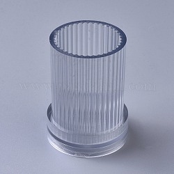 Velas de plástico, moldes para velas, para herramientas de fabricación de velas, columna, Claro, 8.6mm