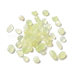 Nouvelles perles de jade naturelles, pierre roulée, pas de trous / non percés, pépites, 9.5~15x8~9.5x4~8mm, environ 590 pcs/500 g