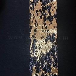 キラキラレーザーネイルグリッター転写箔ネイルステッカー  星空効果  女性のためのDIYネイルチップ装飾  ゴールド  40mm  90 m /ロール