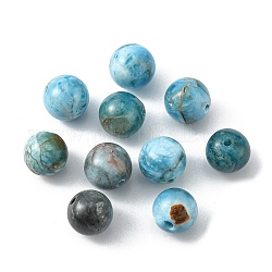 Perle di apatite naturali, tondo, 8mm, Foro: 1 mm