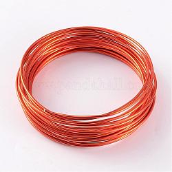 Aluminum Wire, Orange Red, 2mm, 6m/roll
