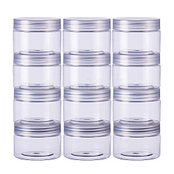 Benecreat пустые запечатанные пластиковые бутылки из-под еды, прозрачные емкости для хранения и коробки, прозрачные, 7.2x5.2 см, 12 шт / комплект, мощность: 130мл