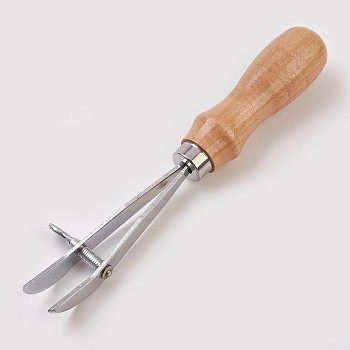 Profession Adjustable Leather Craft Edge Creaser TOOL-WH0048-01