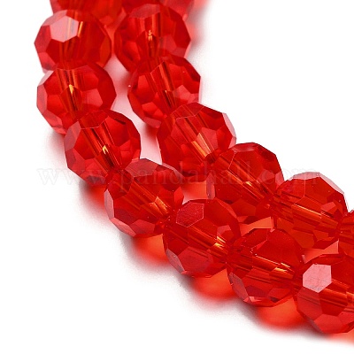 Perles en verre transparentes&nbsp;EGLA-A035-T8mm-D01-1