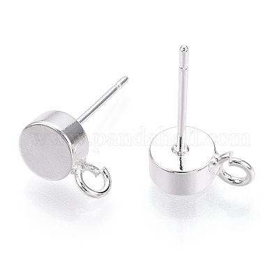 Accessoires de clous d'oreilles en laiton&nbsp;KK-T038-293S-1