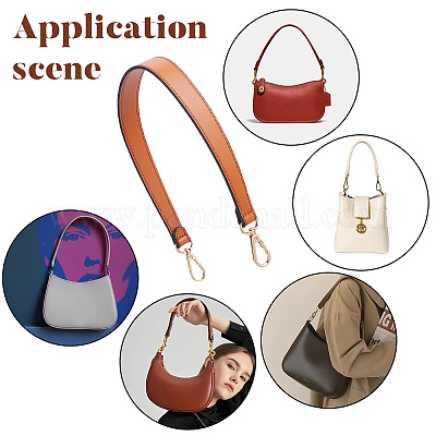 Shop WADORN Short Leather Handbag Handle for Jewelry Making - PandaHall  Selected