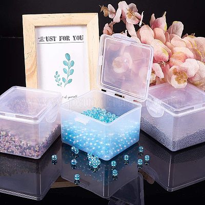 PandaHall Elite Size 32x31mm Round Clear Plastic Containers for Beads Small  Items Craft Findings Storage, about 24pcs/box–Beebeecraft.com