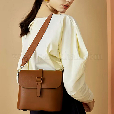 Bretelles de sac en cuir de vachette réglables en gros pour