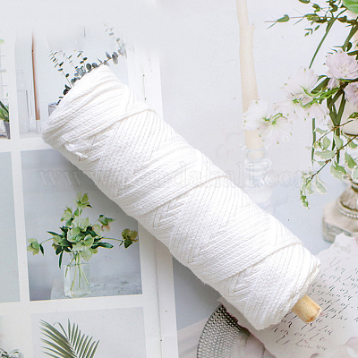 Candle Wick Roll Cotton Spool String, for DIY Candle Making, White, 11000cm