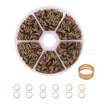 Iron Split Rings Sets IFIN-PH0001-7mm-12AB-1
