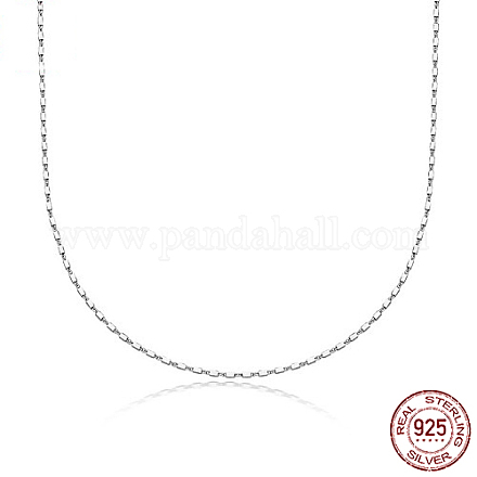 925 collar de cadena de plata de ley HY1372-1-1