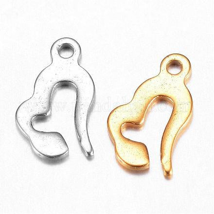 304 Stainless Steel Charms STAS-G075-20-1