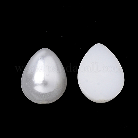 Cabujones de perlas de imitación de plástico ecológico MACR-S283-02I-27-1