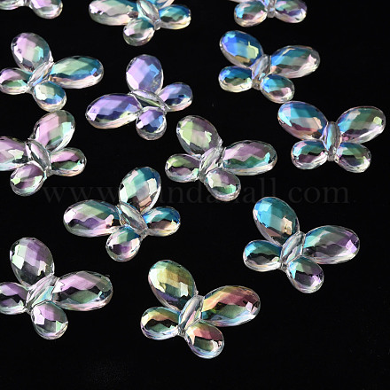 Perles en acrylique transparente MACR-S374-12D-01-1