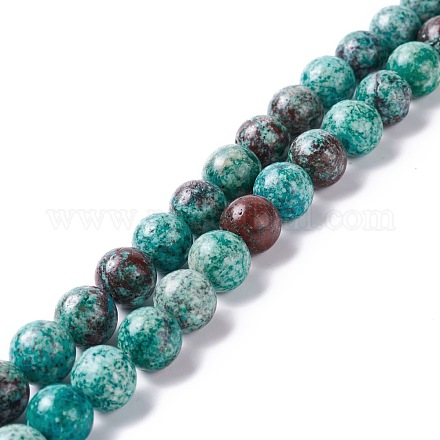 Chapelets de perles en chrysocolle naturelle G-I318-09D-1