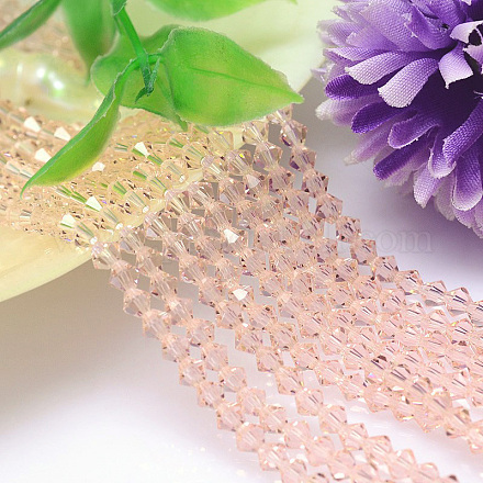 Faceted Imitation Austrian Crystal Bead Strands G-M180-6mm-30A-1