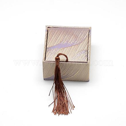 Boite à bijoux en tissu OBOX-R001-01-1