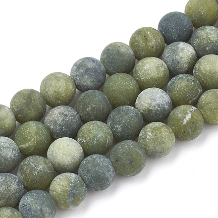 Jade de xinyi naturel / brins de perles de jade du sud de la Chine G-T106-072-1