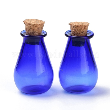 Ornamento di bottiglie di sughero di vetro AJEW-O032-02A-1