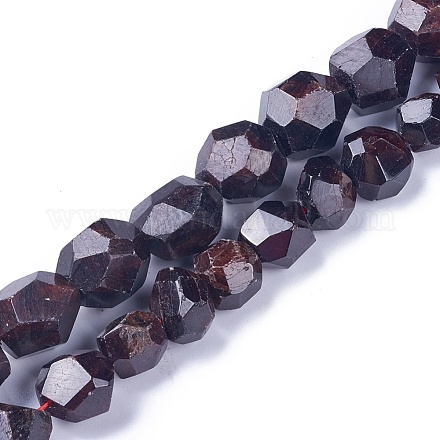 Natürlicher Granat Perlen Stränge G-I225-05-15x20mm-1