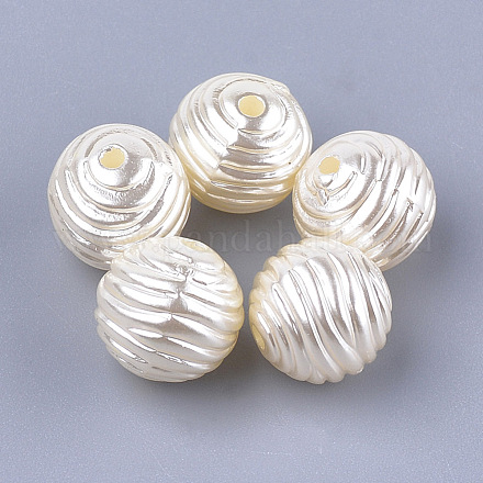 Acrylic Imitation Pearl Beads OACR-T006-188-1