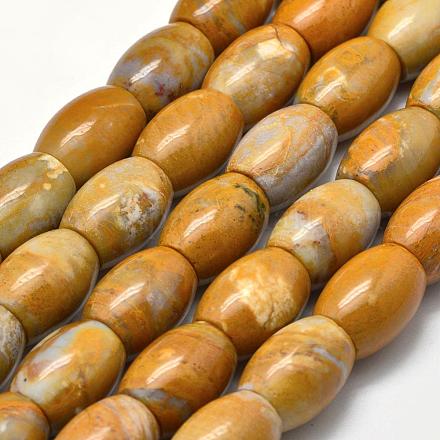 Chapelets de perles d'agate naturelle G-K208-43A-1