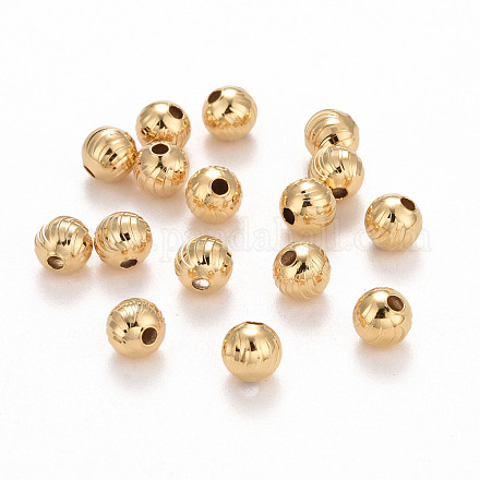 Perle di ottone ecologiche KK-M225-22G-D-1