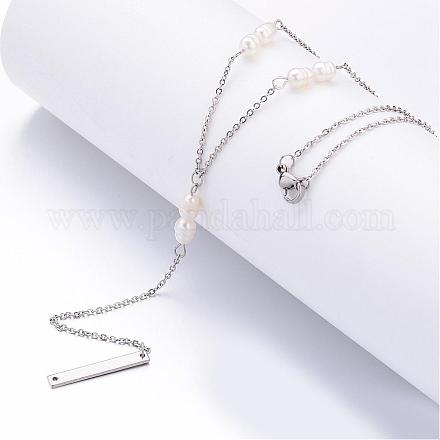 304 Stainless Steel Pendant Necklaces NJEW-JN01650-1