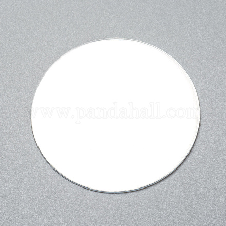 Miroir plat de forme ronde DIY-WH0170-51-1