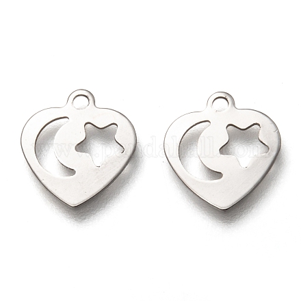 201 Stainless Steel Charms STAS-B001-12P-1