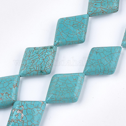 Natural Howlite Beads Strands TURQ-T003-10-1