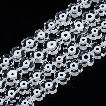 Chapelets de perles vernissées manuelles X-LAMP-N023-002A-10-1