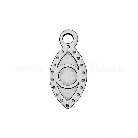 304 Stainless Steel Charms STAS-Q202-VC108-2-1