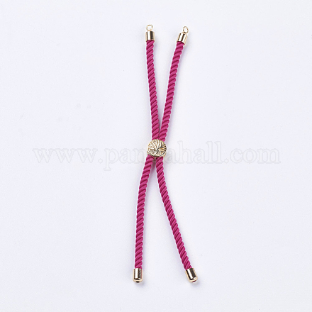 Nylon Twisted Cord Bracelet Making MAK-F018-16G-RS-1