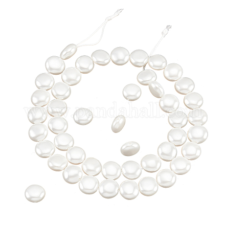 Nbeads 1 hebra de cuentas de perlas de concha galvanizadas BSHE-NB0001-20-1