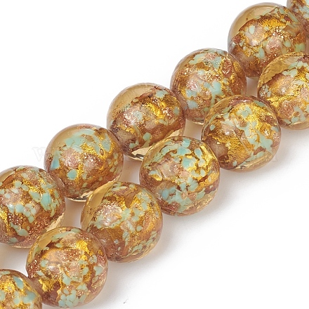 Chapelets de perles d'argent au chalumeau fait main LAMP-I021-02C-1