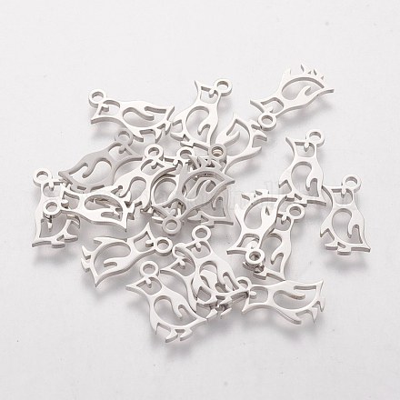 304 Stainless Steel Charms STAS-Q201-T212-1