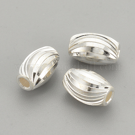 925 Sterling Silver Beads X-STER-S002-17-7x4mm-1