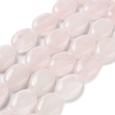 Granos naturales de abalorios de cuarzo rosa G-L164-A-17-1