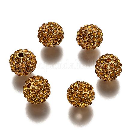Perline in lega strass RB-A034-10mm-A17G-1