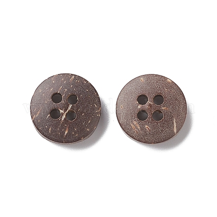 Carved Round 4-hole Sewing Button NNA0YYQ-1