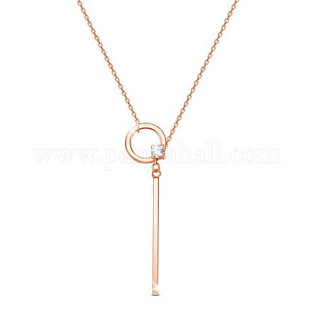 Shegrace 925 collares con colgante de plata esterlina JN934B-1