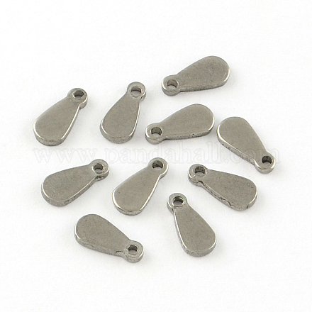 Smooth Surface 201 Stainless Steel Charms STAS-R064-67-1