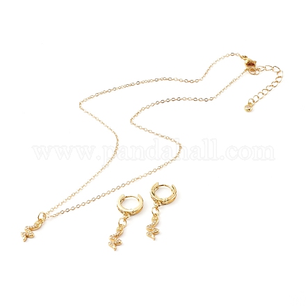 Earring & Necklace Sets SJEW-JS01194-1