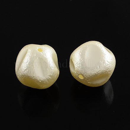 Perles d'imitation perles en plastique ABS SACR-Q105-04-1