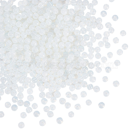 Dicosmetic 400 pezzo di perle rotonde di opalite GLAA-DC0001-11-1