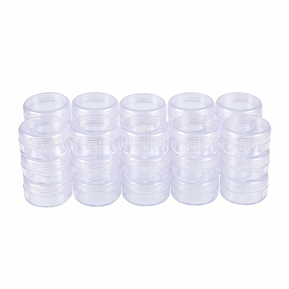 Shop BENECREAT 30 Pack 10ml Empty Clear Plastic Bead Storage Container